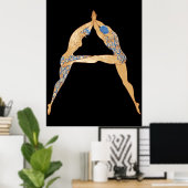 Erte - The Letter A from the Alphabet Suite, 1976 ポスター (ホームオフィス)