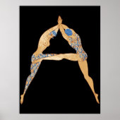 Erte - The Letter A from the Alphabet Suite, 1976 ポスター (正面)