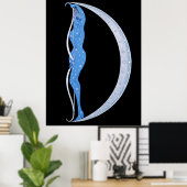 Erte - The Letter D from the Alphabet, 1976 ポスター (ホームオフィス)