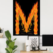 Erte - The Letter M from the Alphabet, 1976 ポスター (ホームオフィス)