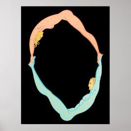 Erte - The Letter O from the Alphabet Suite, 1976 ポスター