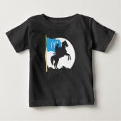 ErtugrulのベグのKayi IYIの旗のオットマン帝国イスタンブール ベビーTシャツ (正面)
