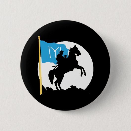 ErtugrulのベグのKayi IYIの旗のオットマン帝国イスタンブール 缶バッジ (正面)