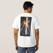 Erupt With Power Volcano Motivation Shirt Tシャツ (裏面フル)