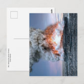 Eruption du volcan Kilauea à Hawaï, ポストカード (正面/裏面)