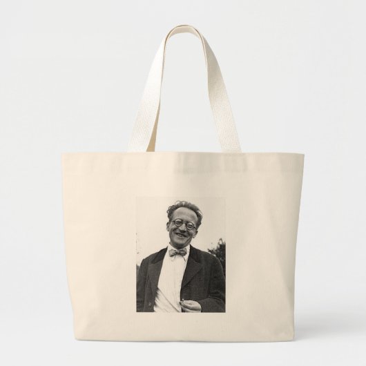Erwin Schrodinger ラージトートバッグ (正面)