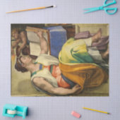 Erythraean Sibyl by Michelangelo 薄葉紙 (クラフト)