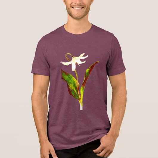 Erythronium Grandiflorum  トライブレンドＴシャツ (正面)