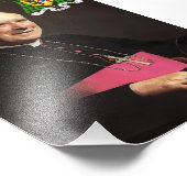 Erzbischof Marciel Lefebvre mit Wappen フォトプリント (角)