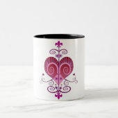 ERZULI FREDA DAHOMEY VEVEすりガラスのビールマグ ツートーンマグカップ (中央)