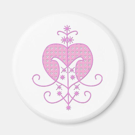 Erzulie Freda用のVeve マグネット (正面)