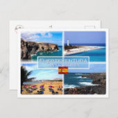 ESアイルスカナリーフエルテベンチュラキュエバスデアジュイ ポストカード (正面/裏面)