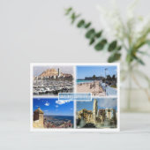 ESアリカンテ – スカイライン – ポスティゲビーチ – 説明 ポストカード (スタンド正面)