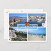 ESコスタデルソルネルハプエルトバヌスマルベラ ポストカード (正面/裏面)