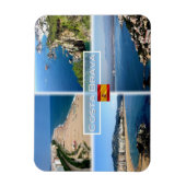 ESコスタブラバ – カレラビーチ – トサデマール –  マグネット (縦)