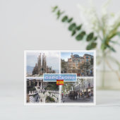 ESバルセロナサグラダファミリアカーサバトロ ポストカード (スタンド正面)