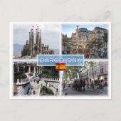 ESバルセロナサグラダファミリアカーサバトロ ポストカード (正面)