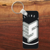 ESワイヤレス充電器 キーホルダー (正面)