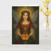 ES001_Enchanting Fairy - Christmas Edition #1 カード (黄色い花)