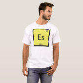 Es – 卵子化学周期表記号 tシャツ (正面フル)