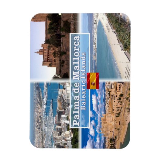 ES Balearic Islands – マヨルカ – パルマ –  マグネット (縦)
