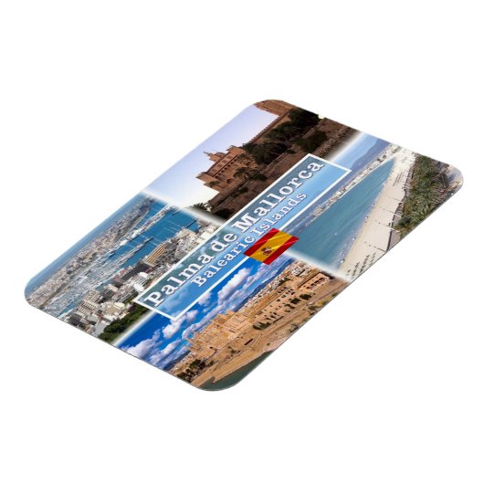 ES Balearic Islands – マヨルカ – パルマ –  マグネット (左側)