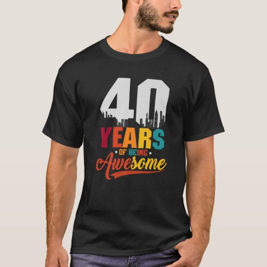 Es Dauerte 40 Jahre 40th誕生日誕生日ギフト19 Tシャツ (正面)