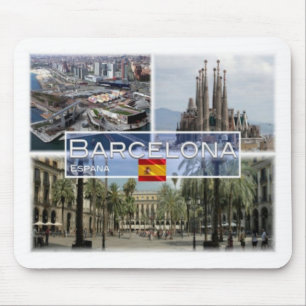 ES Espana – スペイン – バルセロナ – サグラダファミリア – マウスパッド