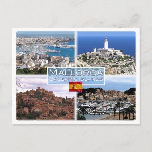 ES Mallorca – パルマ湾の景色 – Cap de Formentor ポストカード (正面)