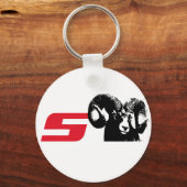 Es-Ramと発音されていない キーホルダー (正面)