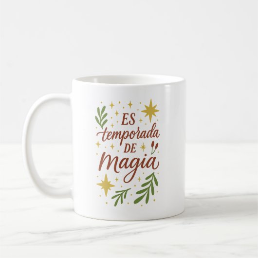 Es Temporada de Magia ✨ | Festive Botanical コーヒーマグカップ (左)