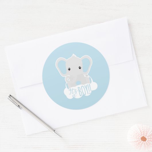 Es un niño ラウンドシール (封筒)