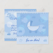 Es un Niño 01 - Invitación 招待状 (正面/裏面)