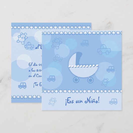 Es un Niño 01 - Invitación 招待状 (正面/裏面)