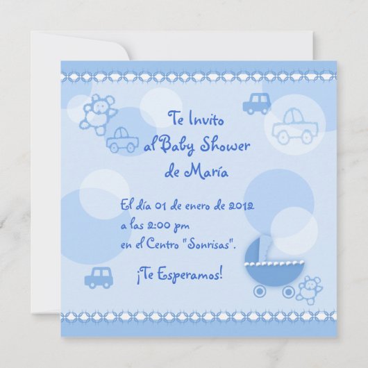 Es un Niño 01 - Invitación 招待状 (裏面)