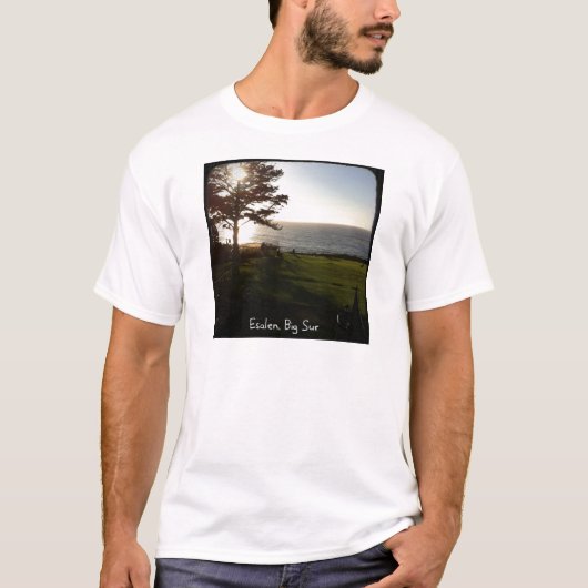 Esalen、大きいSurの表庭の芝生 Tシャツ (正面)