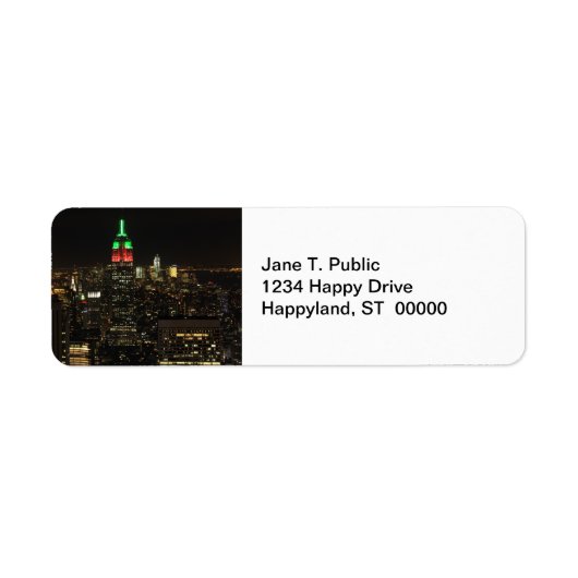 ESBクリスマスカラー（夜01） ラベル (正面)