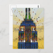 ESB NYCサイケデリックスタイルの上 ポストカード (正面/裏面)