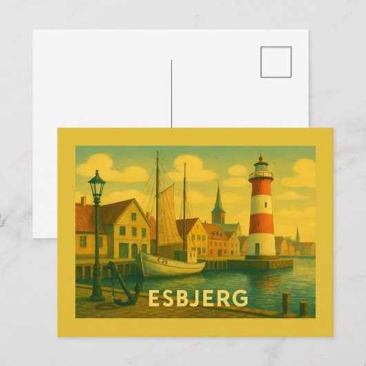 Esbjerg Man Meets Sea ポストカード (正面/裏面)