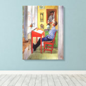 Esbjorn氏の宿題をカール・ラルソン氏が担当 キャンバスプリント (インサイチュ (ウッドフロア))