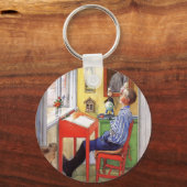 Esbjorn氏の宿題をカール・ラルソン氏が担当 キーホルダー (正面)