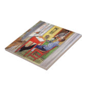 Esbjorn氏の宿題をカール・ラルソン氏が担当 タイル (側面)