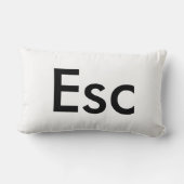 Escの枕 ランバークッション (裏面)