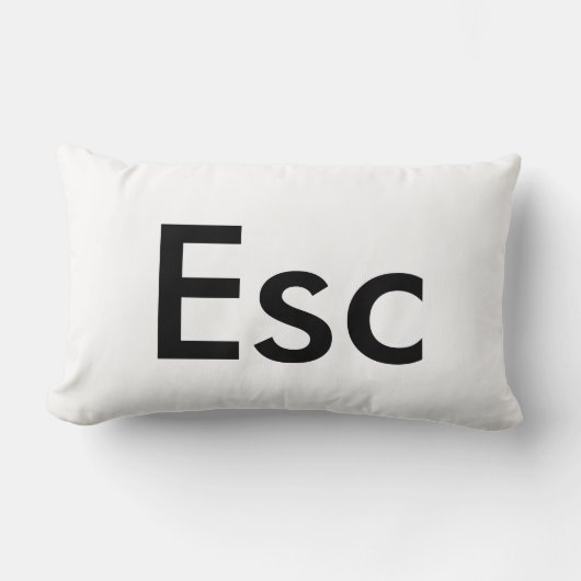 Escの枕 ランバークッション (正面)