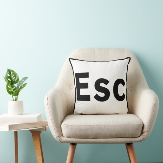 ESCキーの装飾用クッション クッション (椅子)
