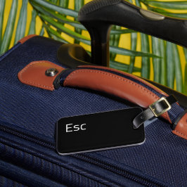 Esc (Escape)コンピュータ鍵 ラゲッジタグ