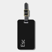 Esc (Escape)コンピュータ鍵 ラゲッジタグ (正面縦)