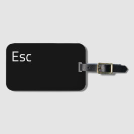 Esc (Escape)コンピュータ鍵 ラゲッジタグ