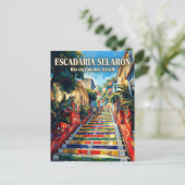 Escadaria Selarón Brazil ポストカード (スタンド正面)