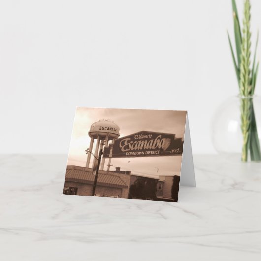 Escanabaのメッセージカード カード (正面)